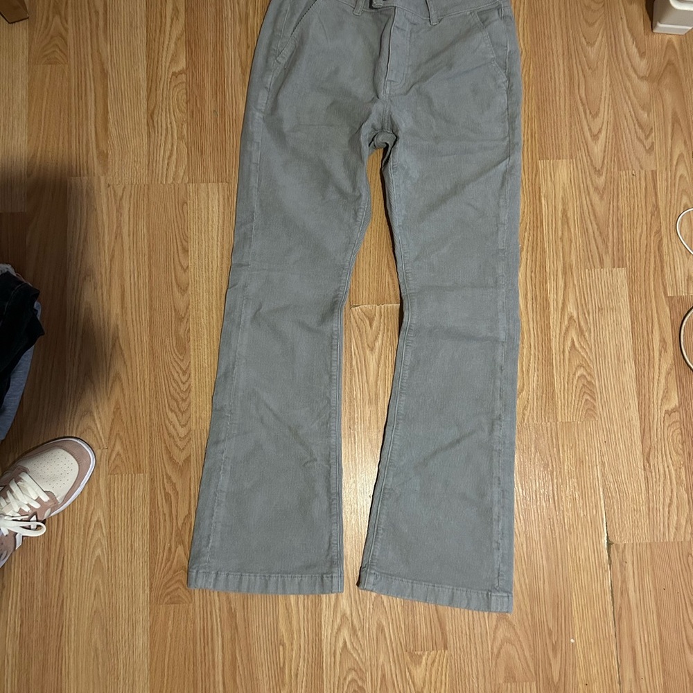 American Eagle Outfitters Gray Wide Leg Pants